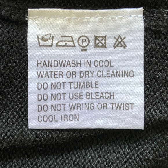 Ladies Olsen Black Merino Wool Sweater - Picture 5 of 5